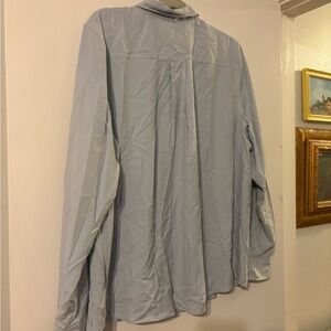 Orvis Women’s Light Blue Gray Blouse